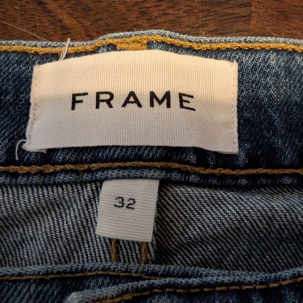 Frame Denim L'Homme Slim Straight Leg Jeans, Women's 32x29, NWT - Picture 5 of 9